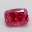 5.15 Ct. Fancy Vivid  Pink Cushion Lab Grown Diamond