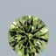 0.86 Ct. Fancy Vivid Green Round Lab Grown Diamond