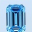 2.01 Ct. Fancy Blue Emerald Lab Grown Diamond