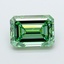3.51 Ct. Fancy Vivid Green Emerald Lab Grown Diamond