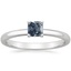 Platinum Comfort Fit 2mm Solitaire Ring, smalltop view