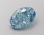 3.71 Ct. Fancy Vivid Blue Oval Lab Grown Diamond