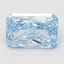 4.06 Ct. Fancy Vivid Blue Radiant Lab Grown Diamond