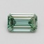 1.04 Ct. Fancy Intense Pacific Green Emerald Lab Grown Diamond