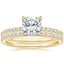 18K Yellow Gold Luxe Ballad Perfect Fit Diamond Bridal Set