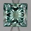 2.53 Ct. Fancy Vivid Green Princess Lab Grown Diamond