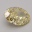 4.13 Ct. Fancy Intense Yellow Oval Lab Grown Diamond