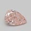 0.67 Ct. Fancy Vivid Pink Pear Lab Grown Diamond