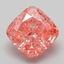 2.09 Ct. Fancy Vivid Pink Cushion Lab Grown Diamond