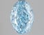 2.03 Ct. Fancy Vivid Blue Oval Lab Grown Diamond
