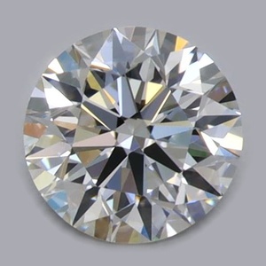 Round diamond — real photo