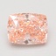 1.78 Ct. Fancy Vivid Pink Cushion Lab Grown Diamond