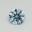 0.39 Ct. Fancy Intense Blue Round Lab Grown Diamond
