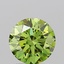 1.50 Ct. Fancy Vivid Green Round Lab Grown Diamond