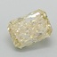 1.04 Ct. Fancy Yellow Radiant Lab Grown Diamond