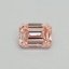 0.31 Ct. Fancy Intense Pink Emerald Lab Grown Diamond