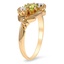 The Noelani Ring, smalltop view on a hand