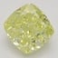 3.02 Ct. Fancy Intense Yellow Cushion Diamond
