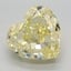 5.44 Ct. Fancy Intense Yellow Heart Lab Grown Diamond
