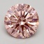2.00 Ct. Fancy Intense Pink Round Lab Grown Diamond