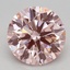 2.57 Ct. Fancy Intense Pink Round Lab Grown Diamond