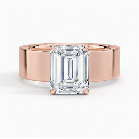 14K Rose Gold Peyton 6mm Solitaire Ring