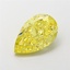 2.58 Ct. Fancy Intense  Yellow Pear Lab Grown Diamond