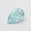 1.08 Ct. Fancy Intense  Green Pear Lab Grown Diamond