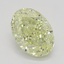 2.06 Ct. Fancy Light Yellow Oval Diamond