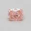 0.54 Ct. Fancy Vivid Pink Radiant Lab Grown Diamond