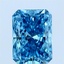 1.60 Ct. Fancy Blue Radiant Lab Grown Diamond