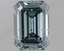 0.91 Ct. Fancy Intense Bluish Green Emerald Lab Grown Diamond