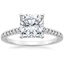 Platinum Sonora Diamond Ring, smalltop view