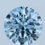 1.70 Ct. Fancy Vivid Blue Round Lab Grown Diamond