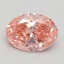 2.01 Ct. Fancy Vivid Pink Oval Lab Grown Diamond