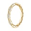 18K Yellow Gold Tacori Sculpted Crescent Eternity Diamond Ring (1/3 ct. tw.), smallside view