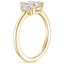 18K Yellow Gold Piper Diamond Ring, smallside view