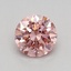 0.48 Ct. Fancy Vivid Pink Round Lab Grown Diamond