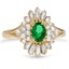 Retro Emerald Vintage Ring