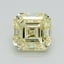 1.06 Ct. Fancy Light Yellow Asscher Lab Grown Diamond