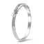 The Cheri Ring, smalltop view on a hand