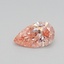 0.52 Ct. Fancy Intense Pink Pear Lab Grown Diamond