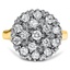 Custom Antique Inspired Cluster Ring