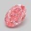 1.06 Ct. Fancy Vivid Pink Oval Lab Grown Diamond