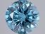 1.55 Ct. Fancy Vivid  Blue Round Lab Grown Diamond