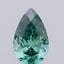 0.90 Ct. Fancy Vivid Green Pear Lab Grown Diamond