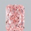 0.73 Ct. Fancy Vivid Pink Radiant Lab Grown Diamond