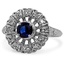 Art Deco Sapphire Vintage Ring