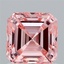 1.27 Ct. Fancy Intense Pink Asscher Lab Grown Diamond
