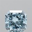 1.82 Ct. Fancy Vivid  Blue Radiant Lab Grown Diamond